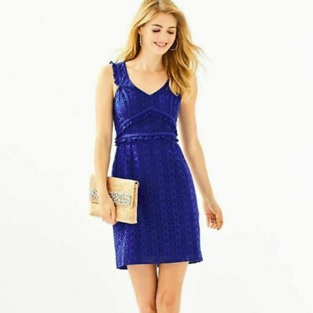 NWT Blue Lilly Pulitzer Kaylee Shift Dress—Size 16